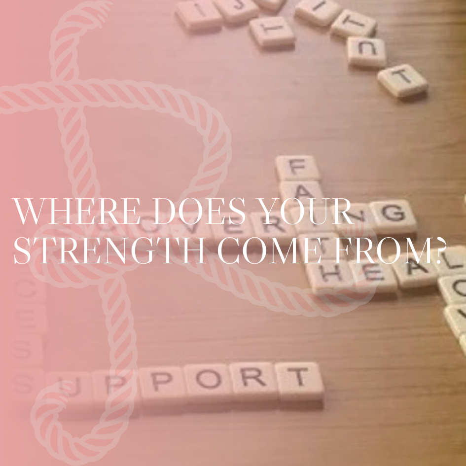 Where does your strength come from?