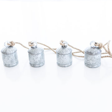 Holiday Galvanized Hanging Tula Bells