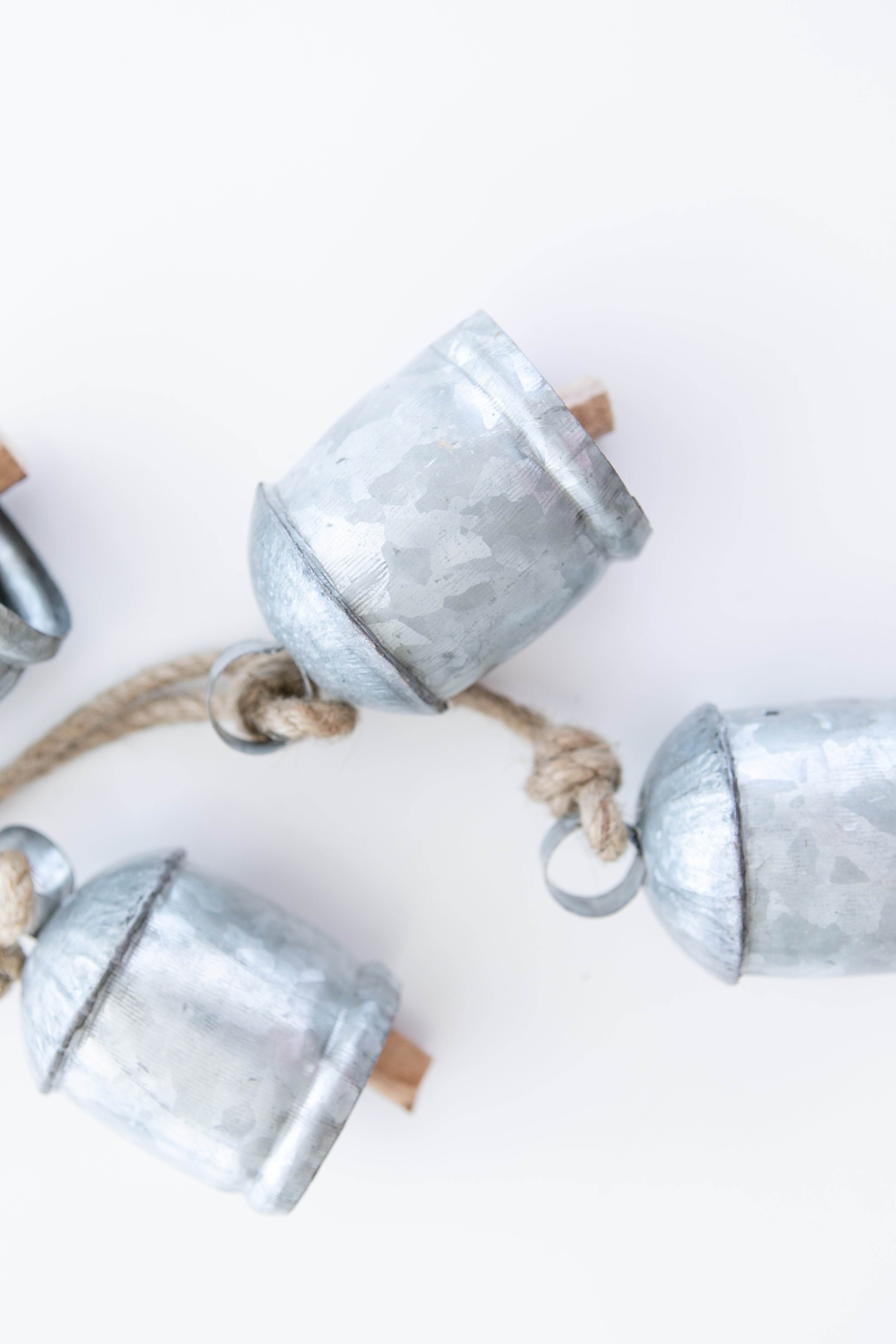 Four Galvanized Bell Tula