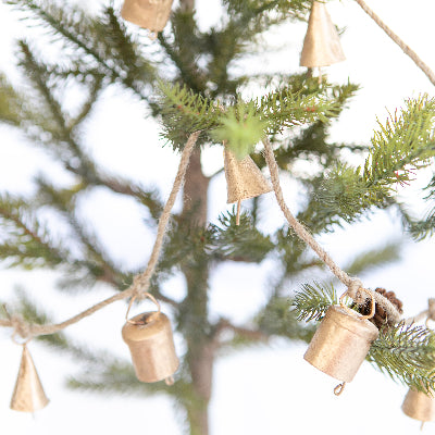 Brass Bell Holiday Garland