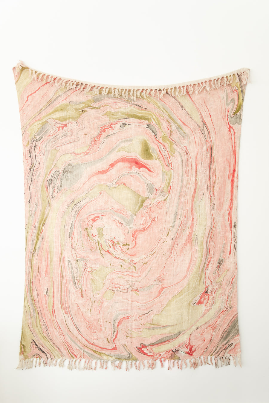 Pink Marble Throw