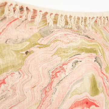 Pink Marble Throw