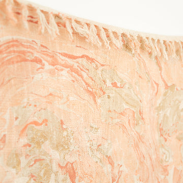 Peach Marble Throw