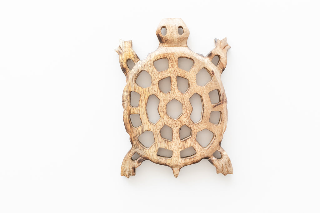 Mango Wood Turtle Trivet