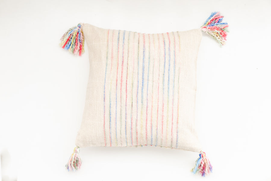 Confetti Tassel Pillow Cover