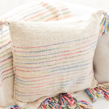 Confetti Tassel Pillow Cover