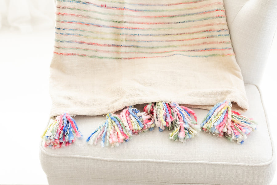 Confetti Tassel Throw