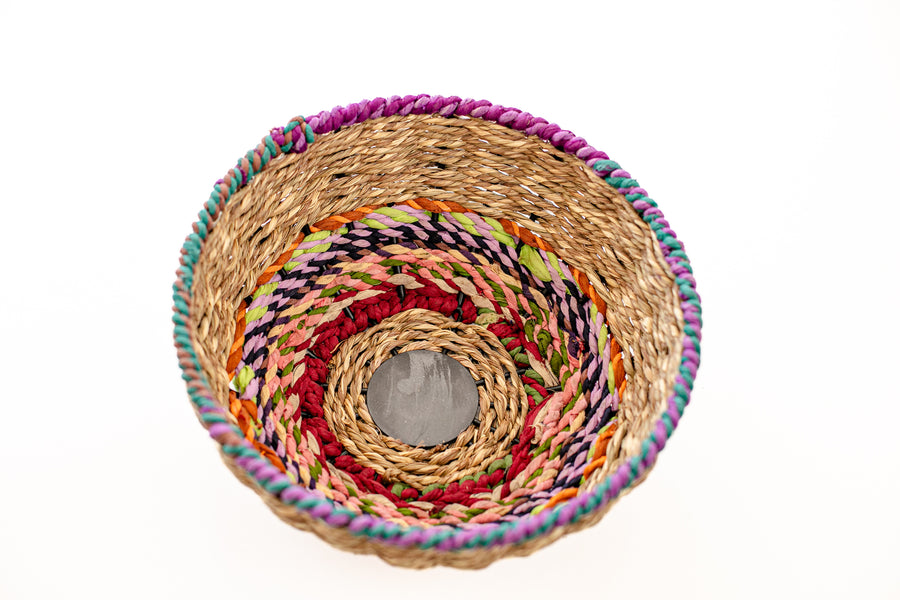 Sari Wrapped Wire Bowl