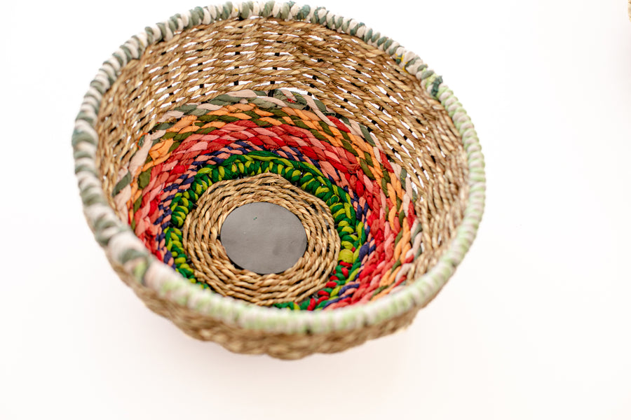 Sari Wrapped Wire Bowl