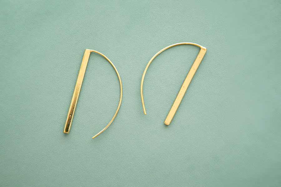 Linear Drop Earrings