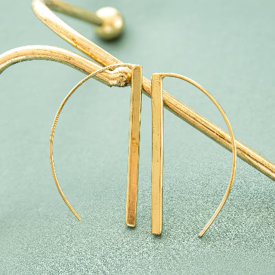 Linear Drop Earrings