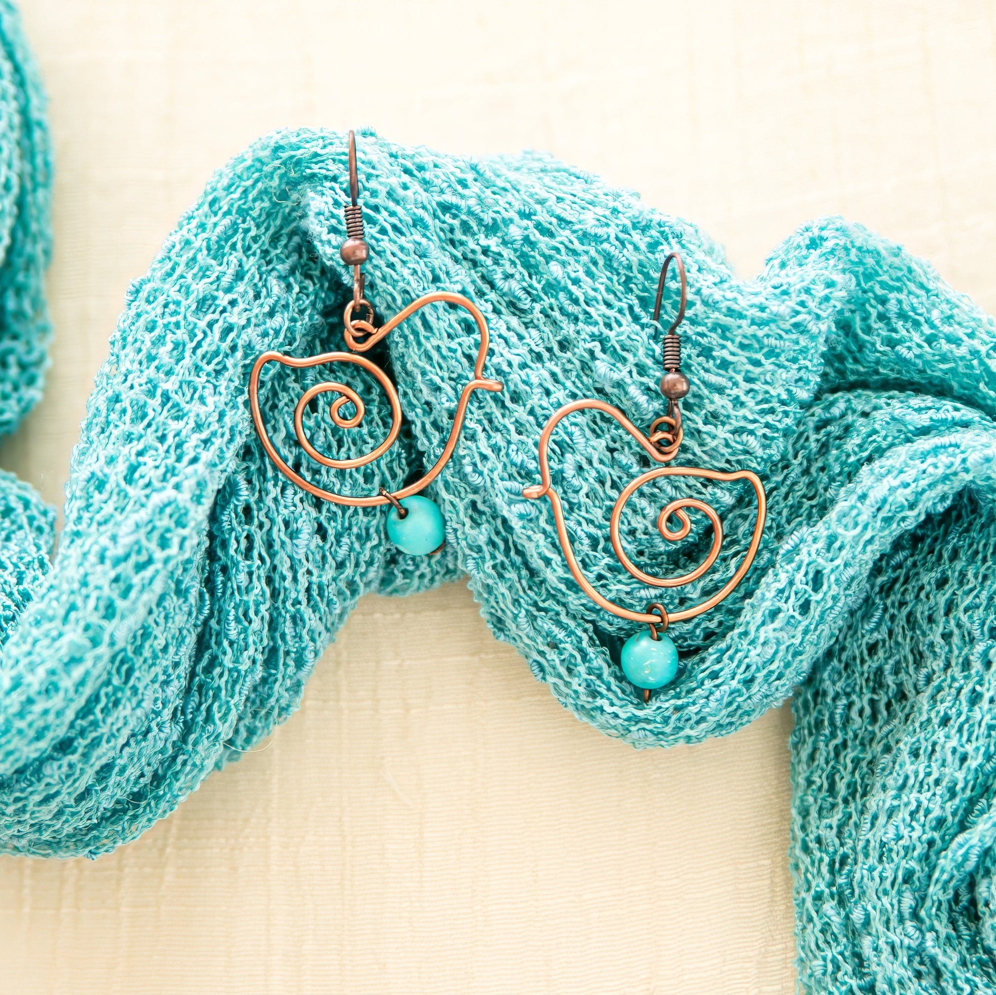 Fly Away Earrings -Turquoise