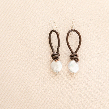 Hanging Moon Earrings