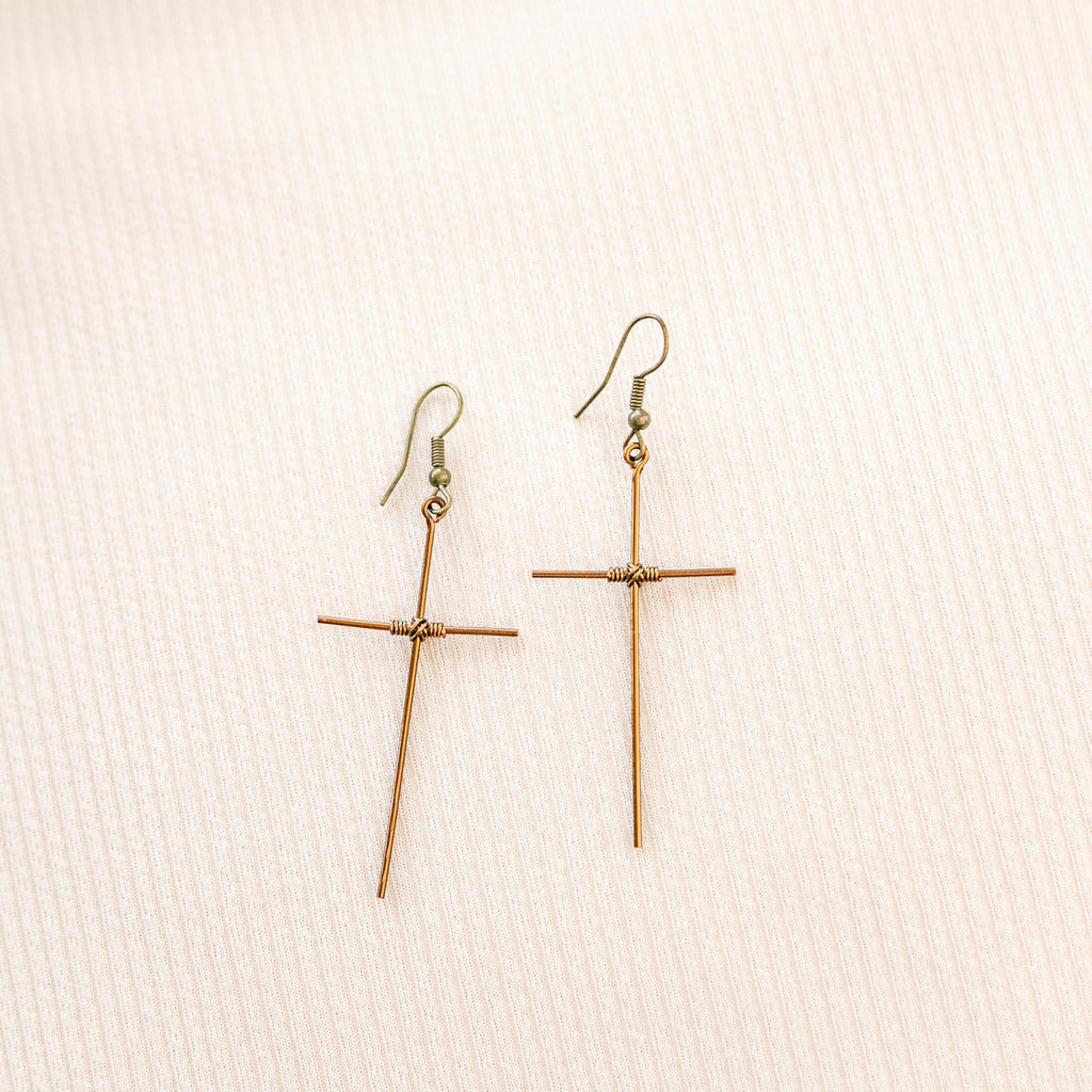 Glimpse of Heaven Earring-Copper