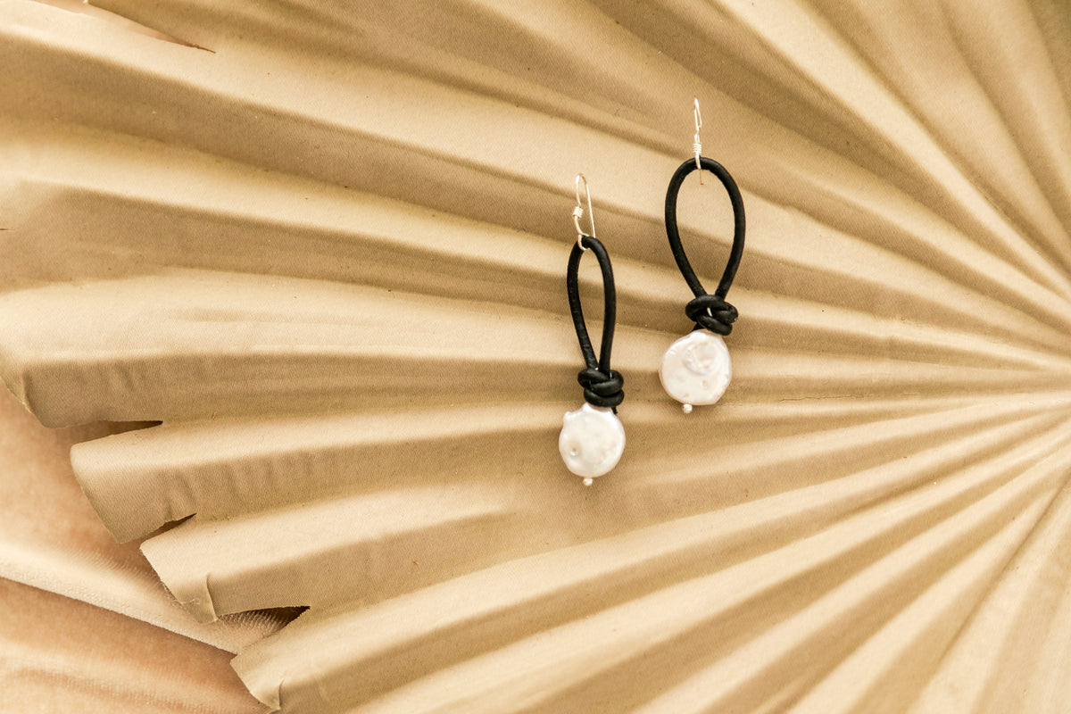 Hanging Moon Earrings