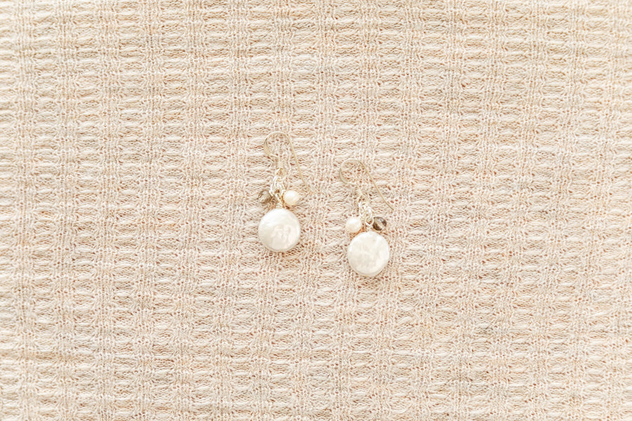 Pearl Poetry Earrings