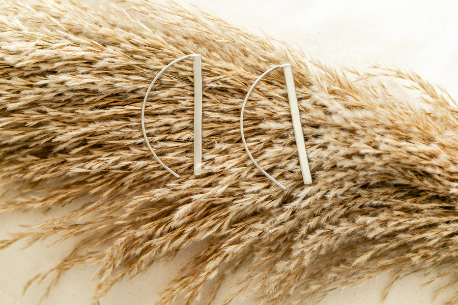 Linear Drop Earrings