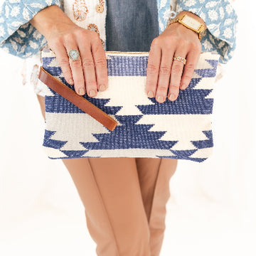 Aztec Durrie Wristlet