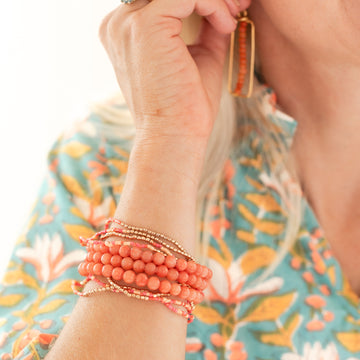 Sunrise Pink Bracelet Set