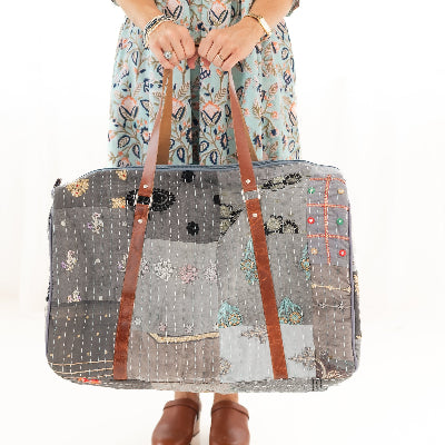 Sky Patchwork Duffle