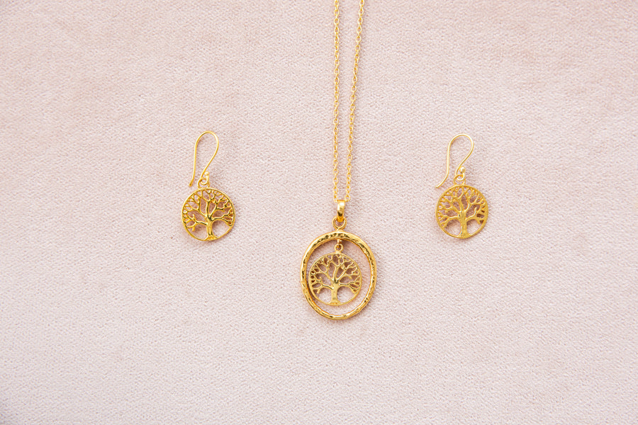 Golden Tree of Life Necklace