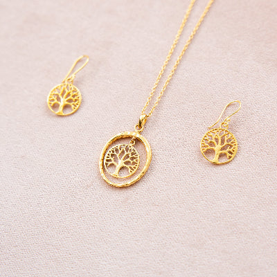 Golden Tree of Life Necklace