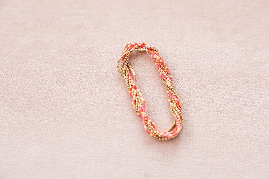 Sunrise Pink Bracelet Set