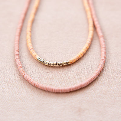 Shades of Sunset - Double Layer Necklace