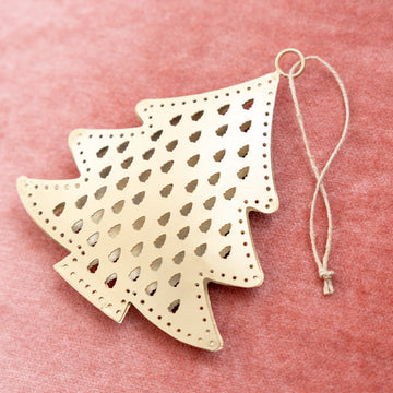 Brass Tree Delight Ornament