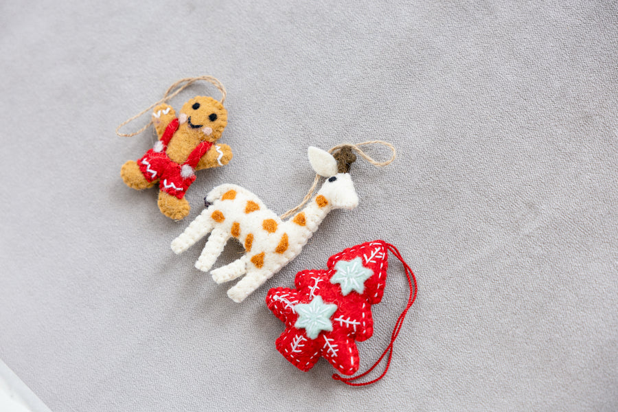 Felt Christmas Tree- Red