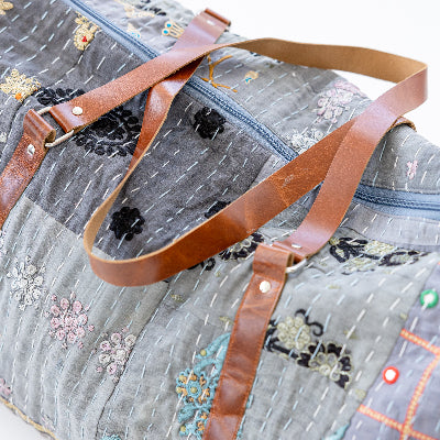 Sky Patchwork Duffle