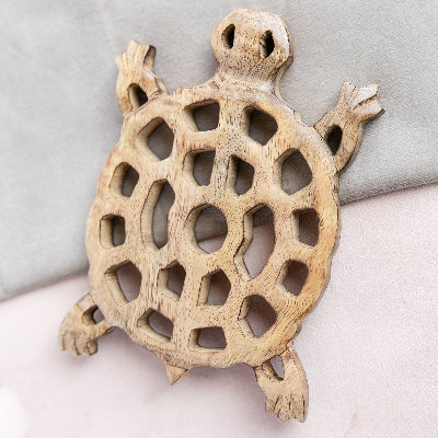 Mango Wood Turtle Trivet