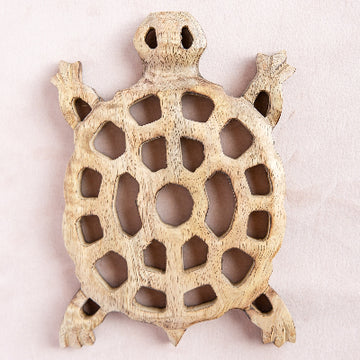 Mango Wood Turtle Trivet