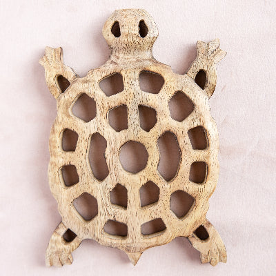 Mango Wood Turtle Trivet