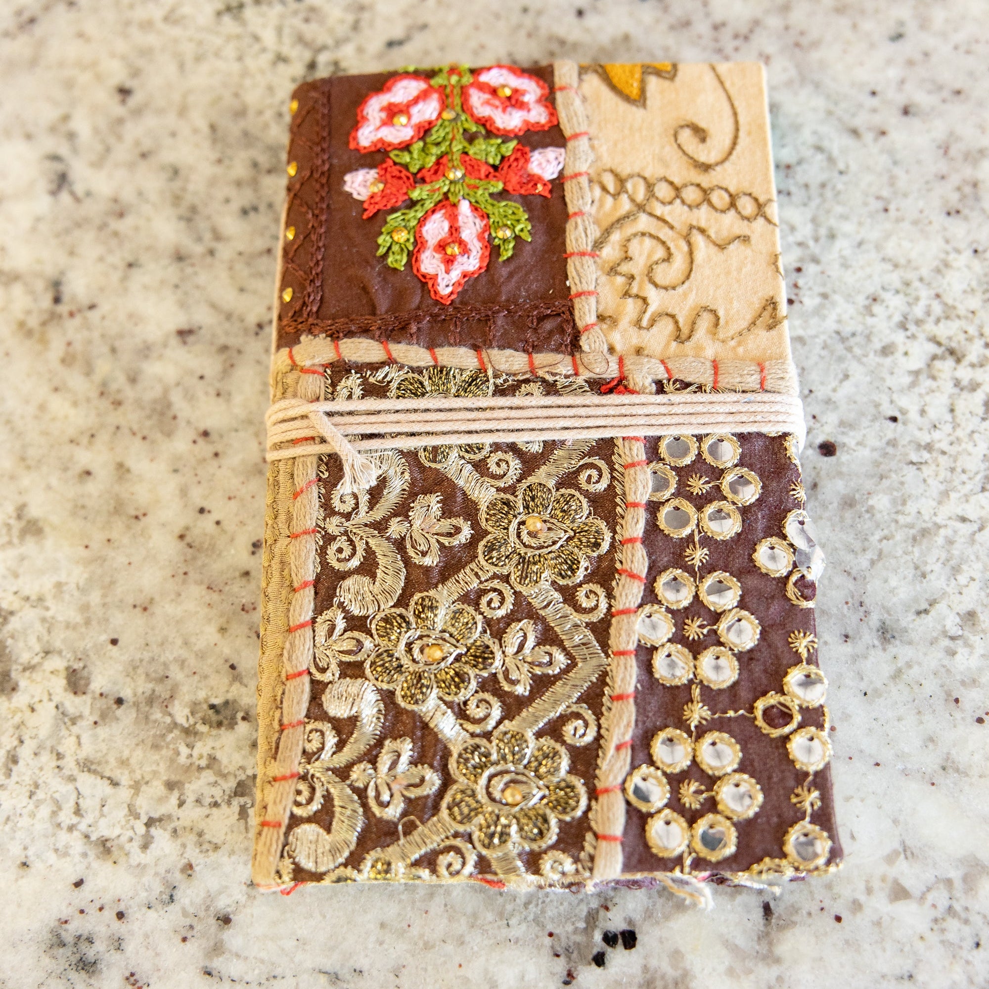 Heirloom Harmony Patchwork Journal- Beige