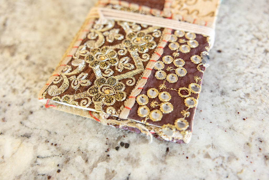 Heirloom Harmony Patchwork Journal- Beige
