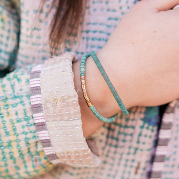 Aqua Tide Layered Bracelet