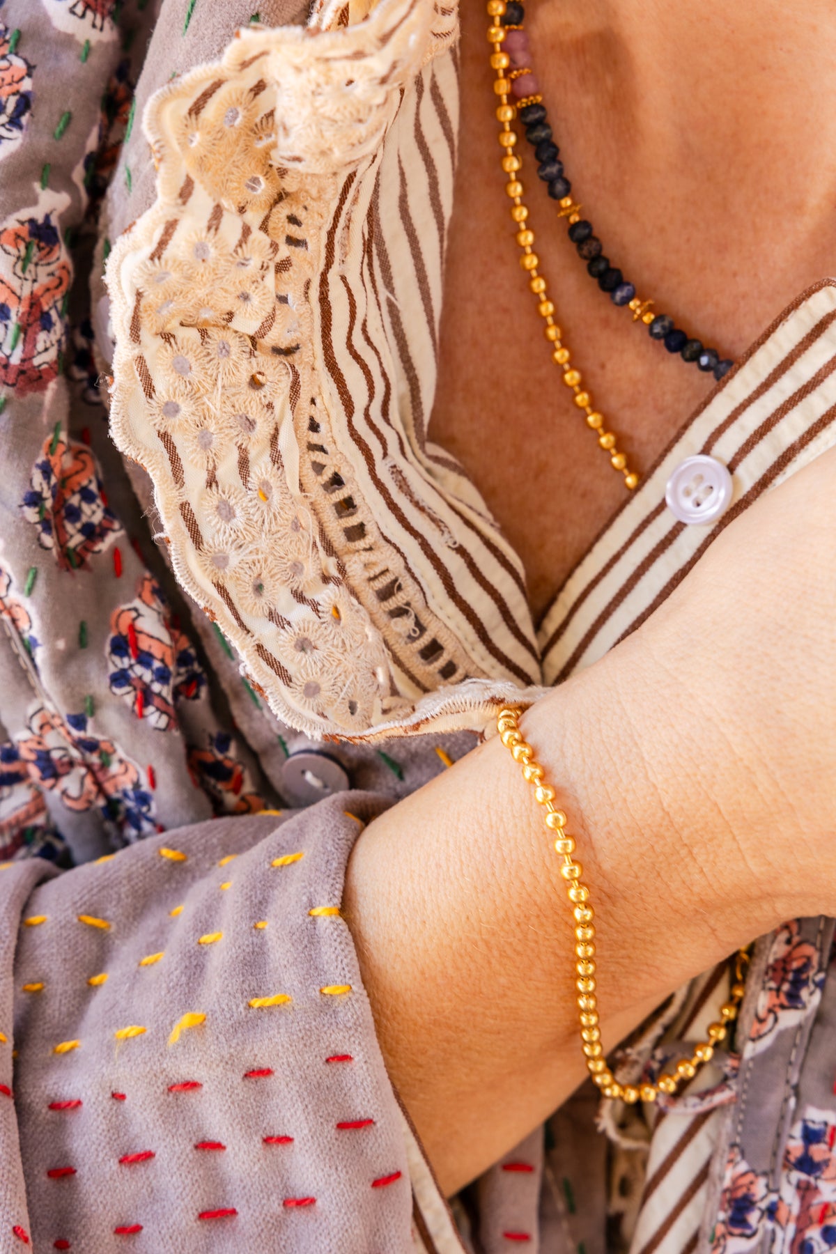 Golden Drift Bracelet