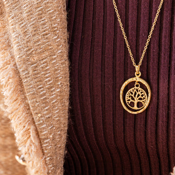 Golden Tree of Life Necklace