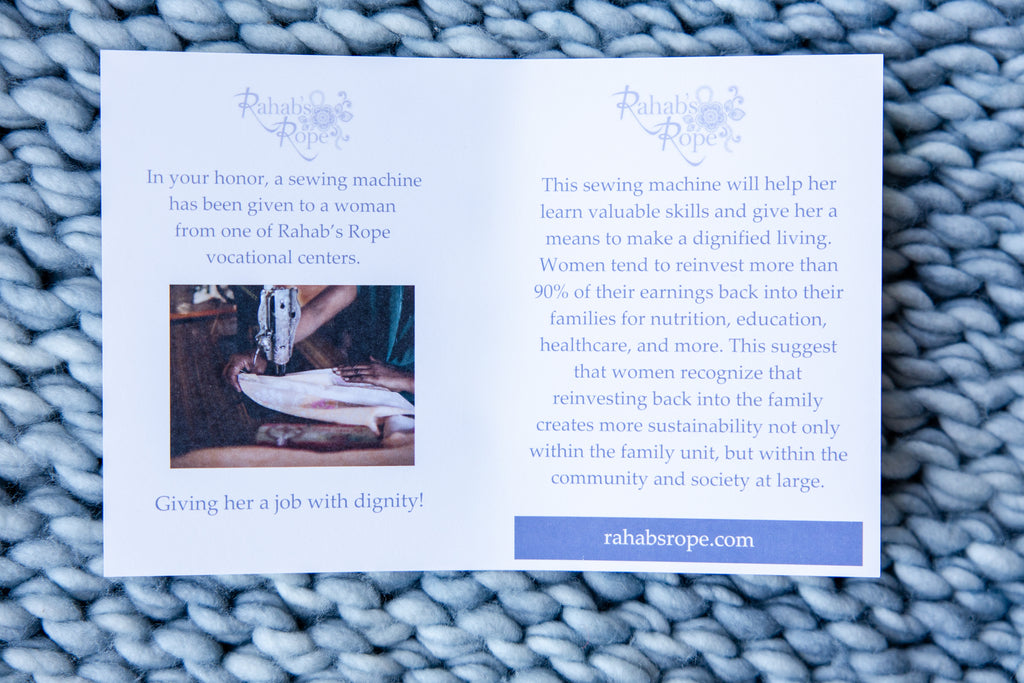 Gift a Need: Sewing Machine