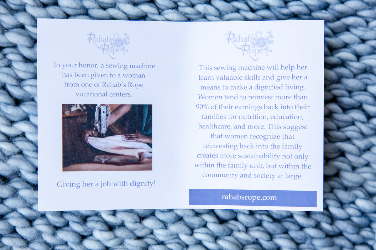 Gift a Need: Sewing Machine