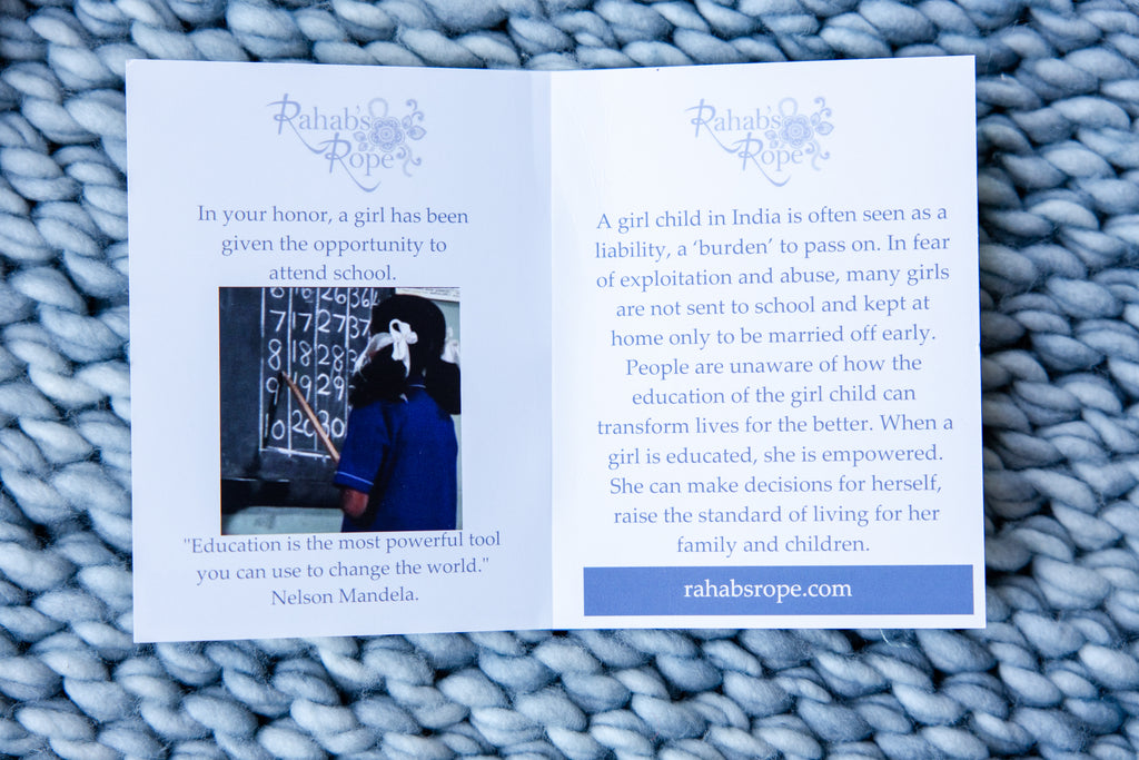 Gift a Need: Educate A Girl