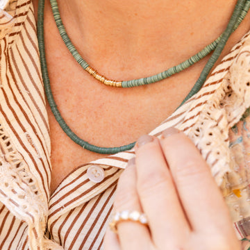 Shades of Sea - Double Layer Necklace