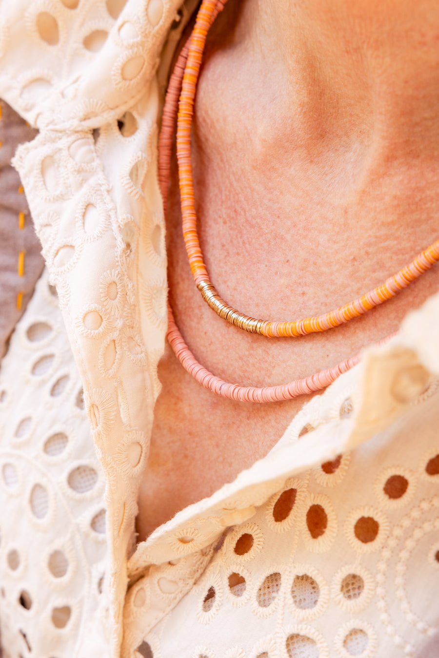 Shades of Sunset - Double Layer Necklace