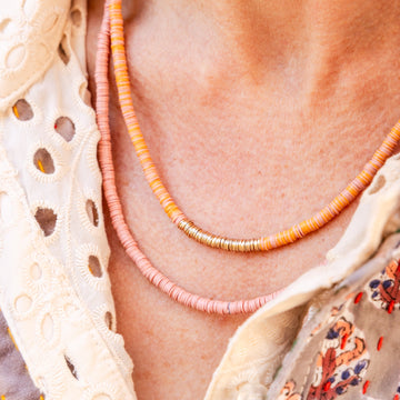 Shades of Sunset - Double Layer Necklace
