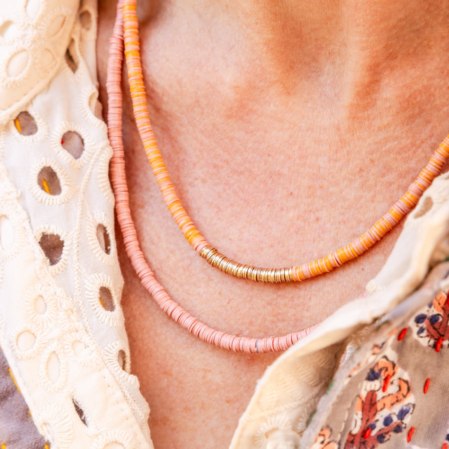 Shades of Sunset - Double Layer Necklace