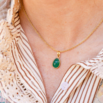 Green Onyx Radiance Necklace