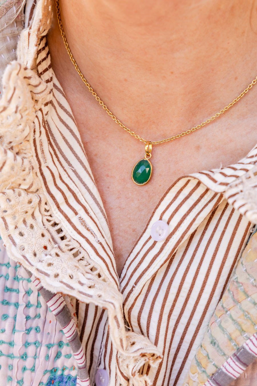Green Onyx Radiance Necklace