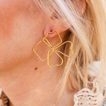 Petal Glow Drop Earrings