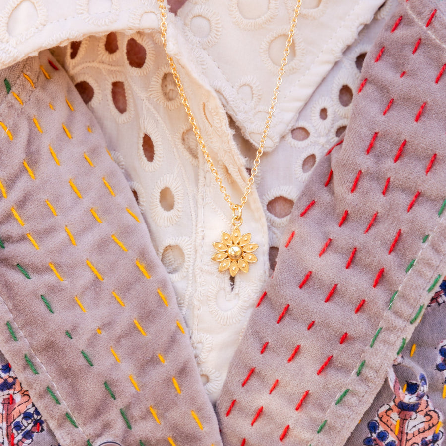 Golden Bloom Necklace